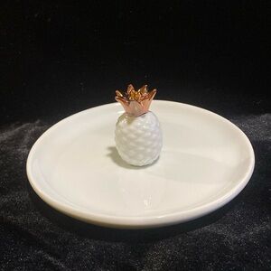 Pineapple trinket ring dish